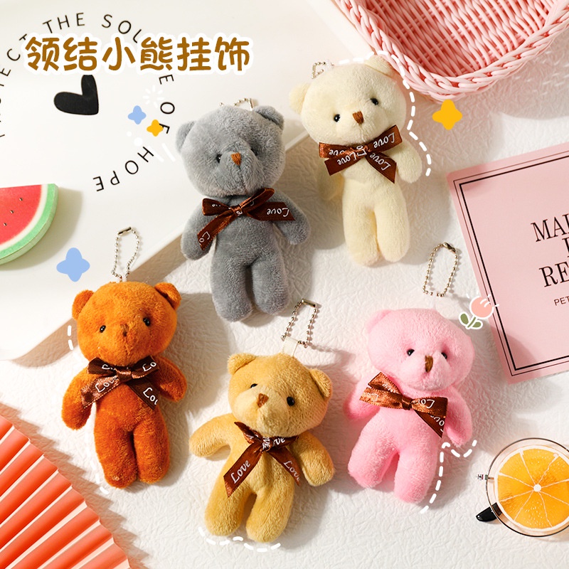 Gấu Teddy Nhồi Bông Mini Dễ Thương Dùng Bó Hoa