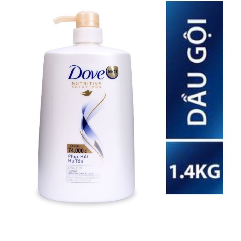 Dầu Gội Dove Phục Hồi Hư Tổn 1,4kg