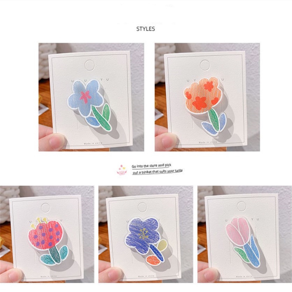 Kẹp Tóc Hoa Tulip Thời Trang Cho Nữ