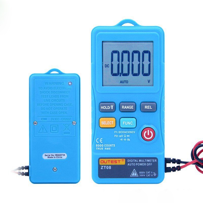 Đồng hồ đo điện vạn năng ZOYI ZT08 thang đo tự động, đo tụ điện trở tần số và dieo đo điện áp