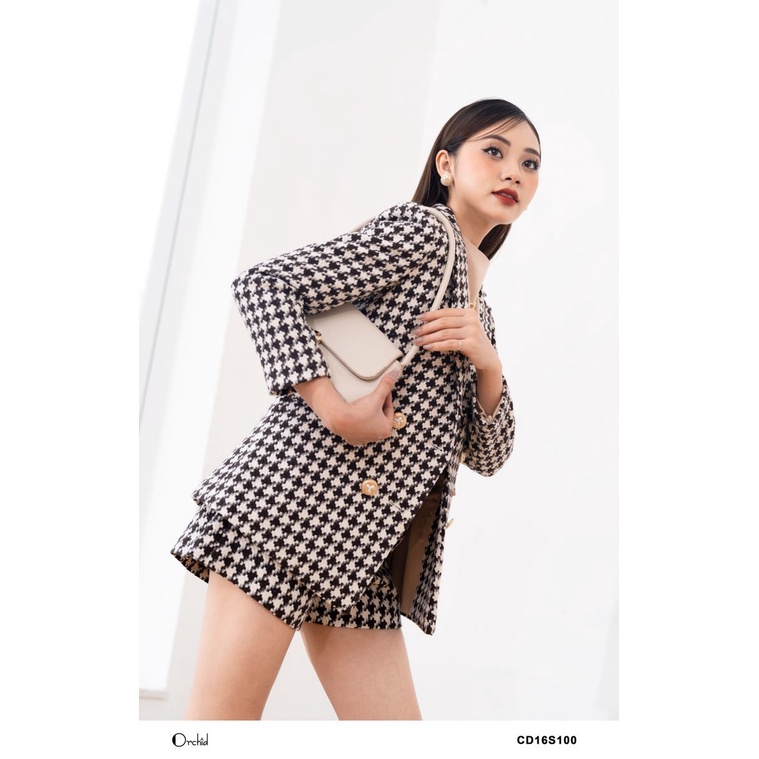 Bộ Vest Dạ TECH Nâu, quần sooc kiểu dáng Hàn Quốc - Orchid CD16S100 | BigBuy360 - bigbuy360.vn