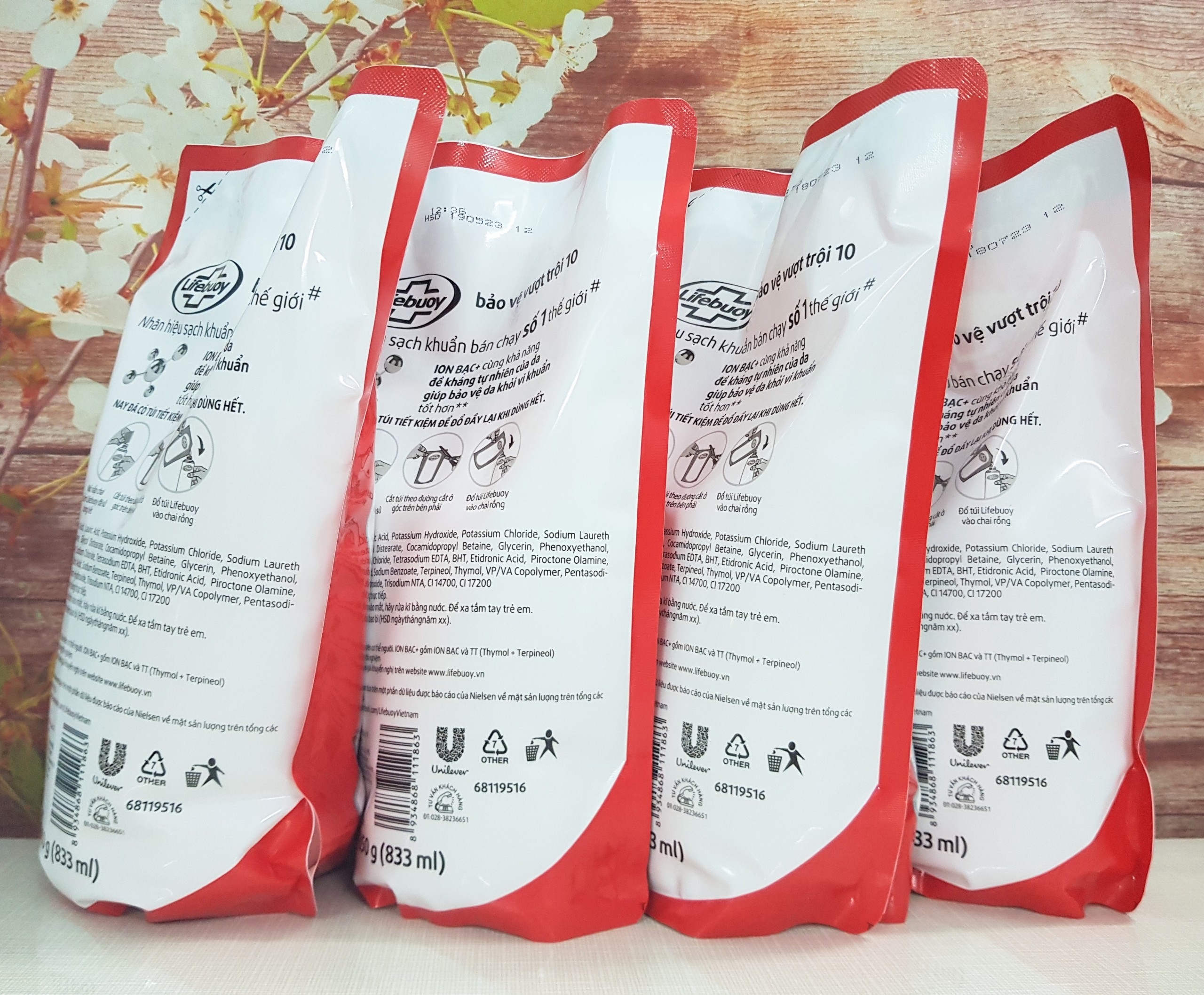 (Hàng đẹp - date mới) Sữa tắm Lifebuoy - Lifebouy túi 850g | BigBuy360 - bigbuy360.vn