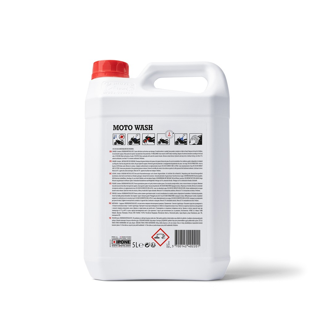 Dung dịch vệ sinh xe máy siêu sạch không hại sơn và nhựa Ipone Moto Wash (5L)