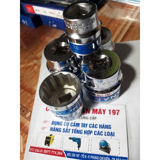 ĐẦU TUÝP ĐẦU KHẨU HOA THỊ VẶN BU LÔNG ( ỐC )CHÂN 3/4