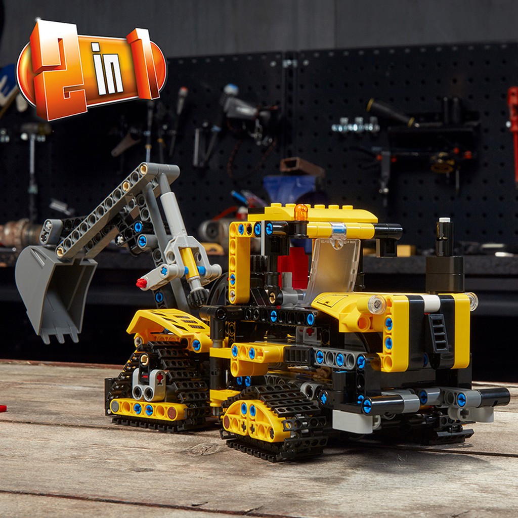 42121 Iego Technic  Heavy Duty Excavator - Đồ chơi lắp ráp Iego  TECHNIC Xe máy xúc hạng nặng