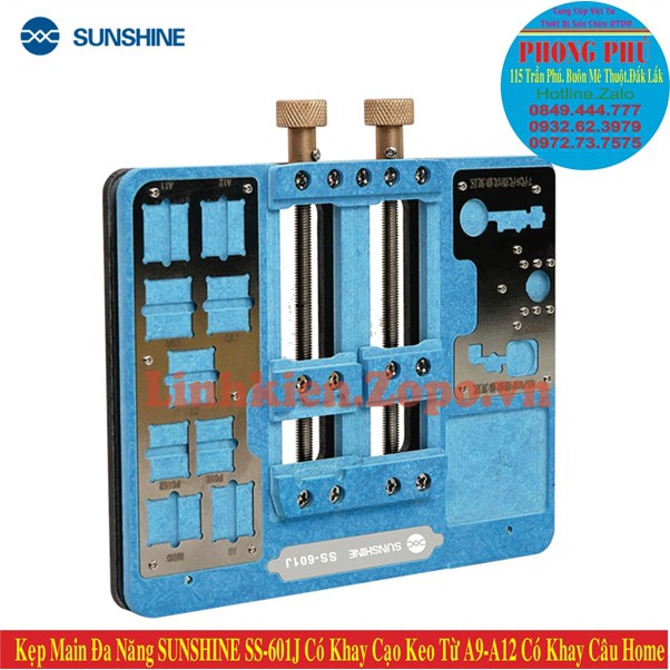 Kẹp Main Đa Năng SUNSHINE SS-601J Có Khay Cạo Keo IC Từ A9-A12 Có Khay Câu Home