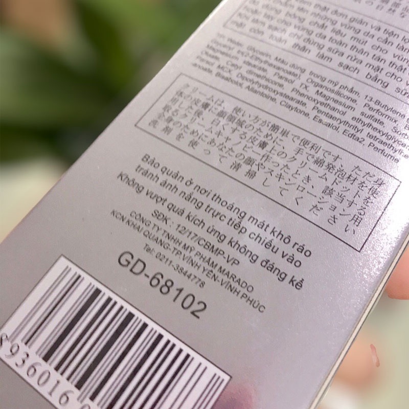 Kem chống nắng body nâng tone Gadania Nhật 250ml SPF50++ chống nắng toàn thân Lamdep24g