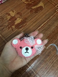 Túi đựng tỏi gấu cho bé