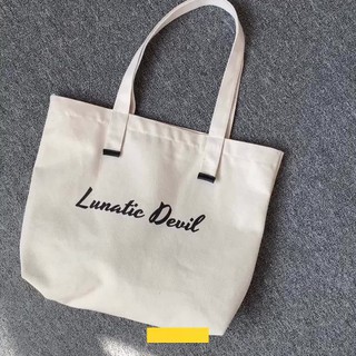 Túi Tote Vải Canvas Lunatic Devil