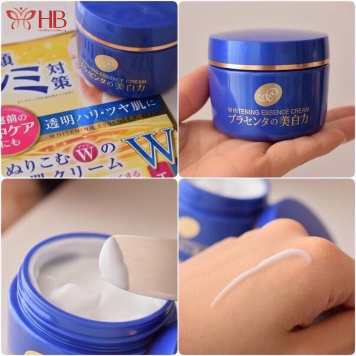 Kem Dưỡng Trắng Da Chống Lão Hóa Meishoku Whitening Essence Placenta Cream 55g