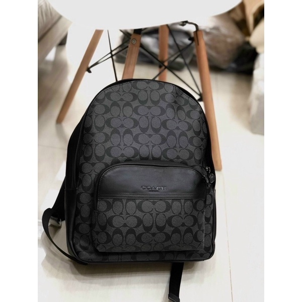 SẴN - BALO NAM COACH DA CANVA F72482