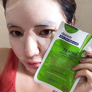 Lẻ miếng Mặt Nạ Trà Xanh Mediheal Teatree Care Solution Essential Mask