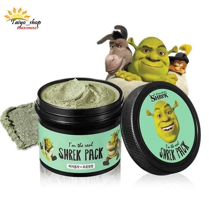 Mặt nạ đất sét bạc hà Dreamworks I'm The Real Shrek Pack