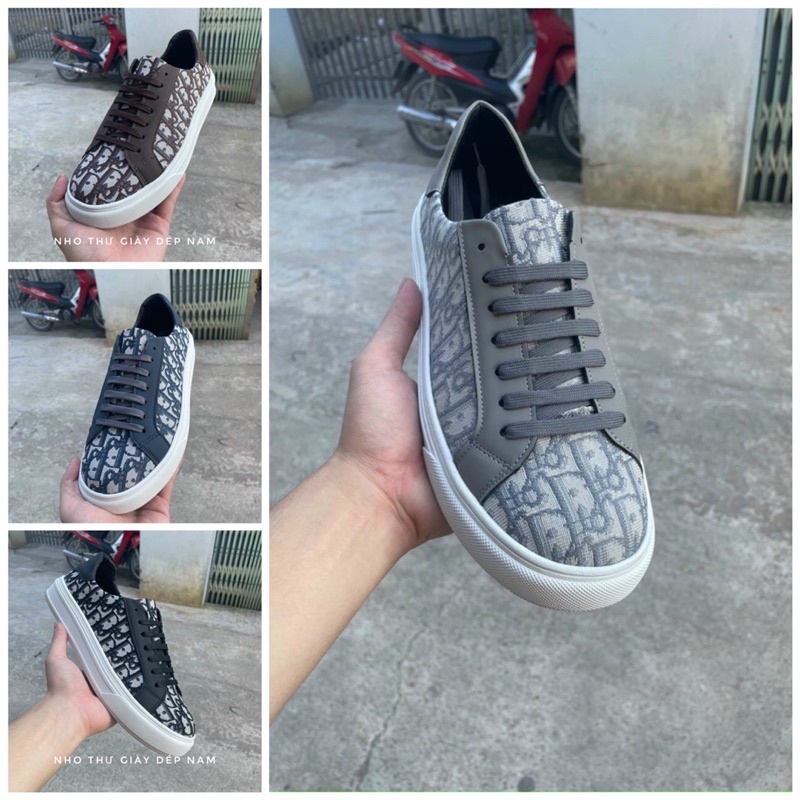 Giày thể thao nam_Giày buộc dây dior 2021 hàng quảng châu full box