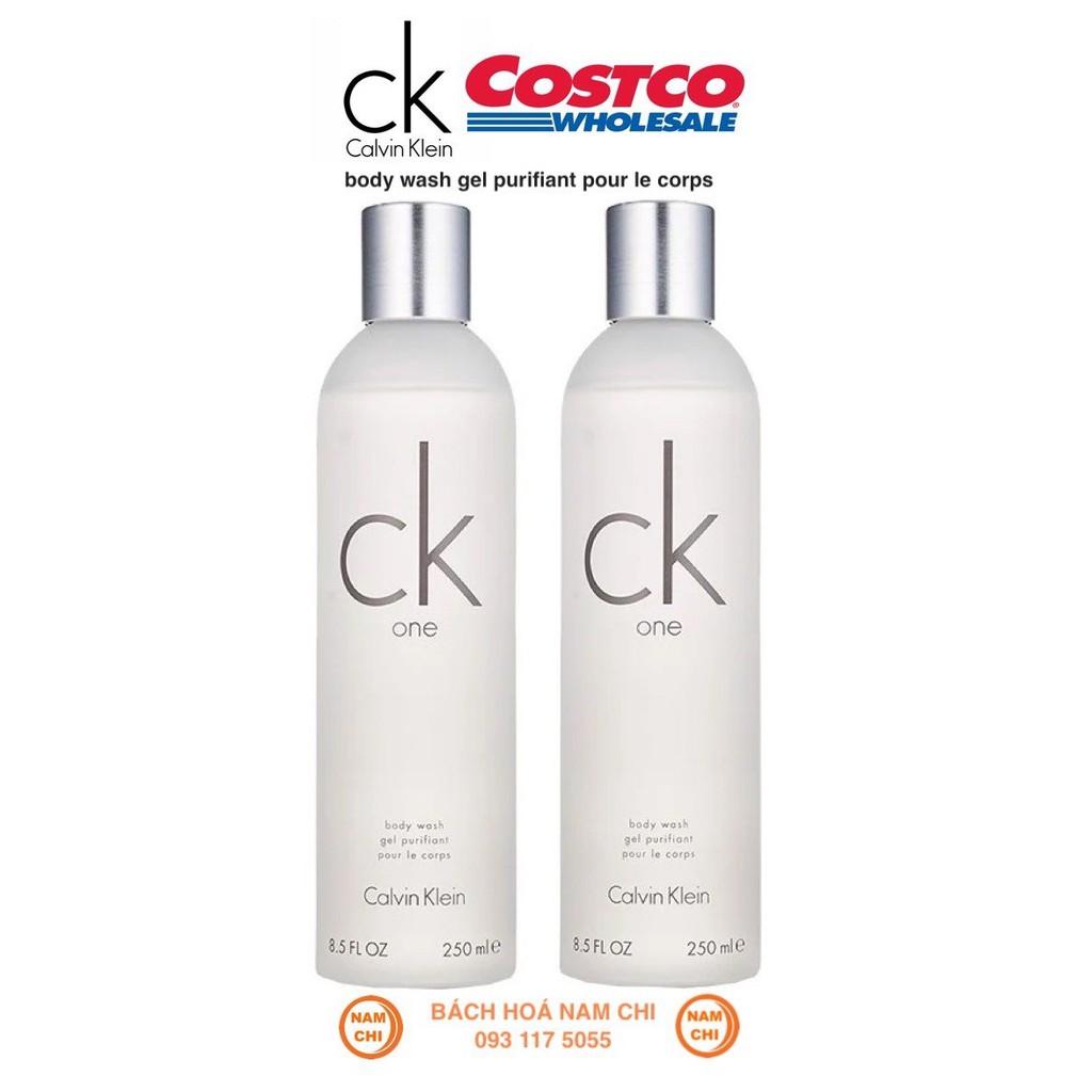 [DATE 2023] Sữa Tắm Dạng Gel Hương Nước Hoa Calvin Klein CK One Body Wash Gel 250ml (Chuẩn USA)