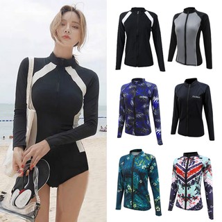 Xiuer set đồ bơi dài tay phong cách hàn quốc dành cho nữ