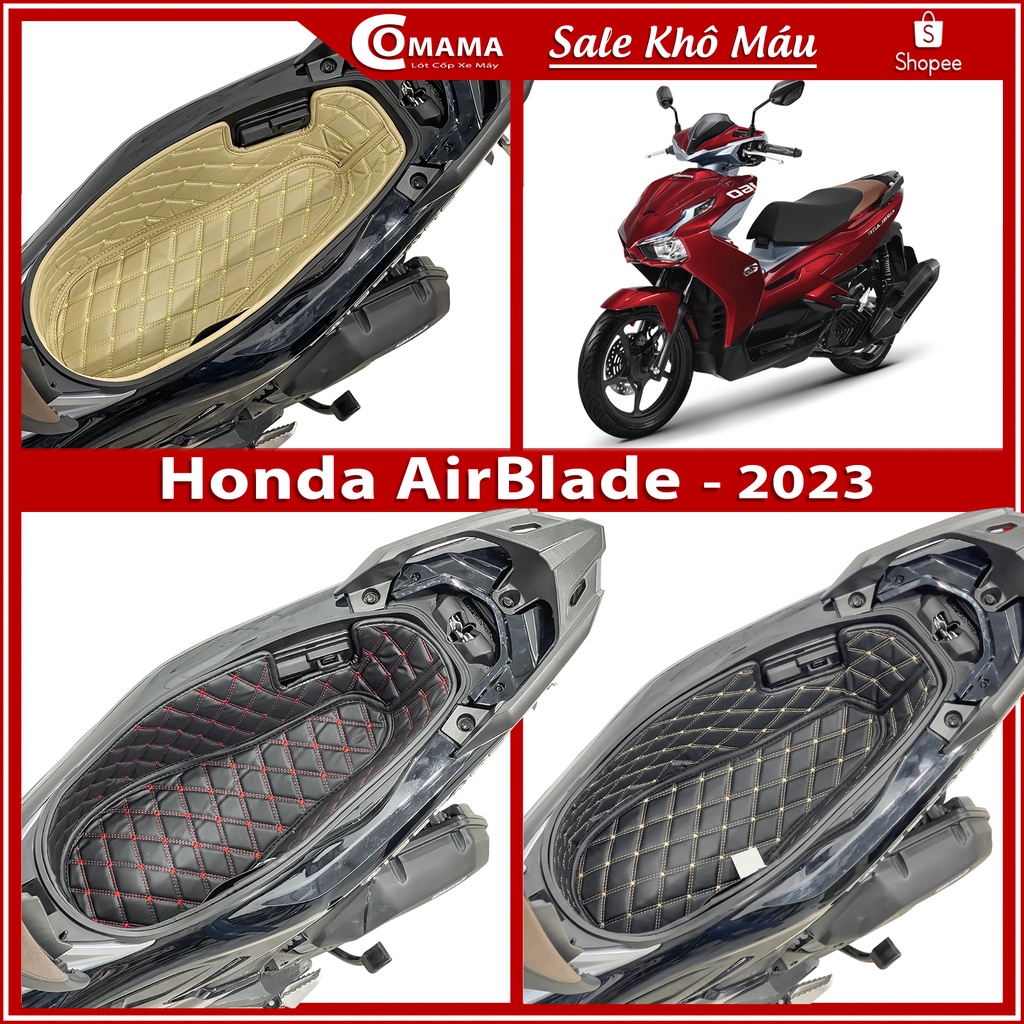 Lót Cốp Xe AIRBLADE 2023 Cách Nhiệt Và Chống Thấm Giảm Sốc Và Tăng Tính Thẩm Mỹ - Bảo Hành 5 Năm