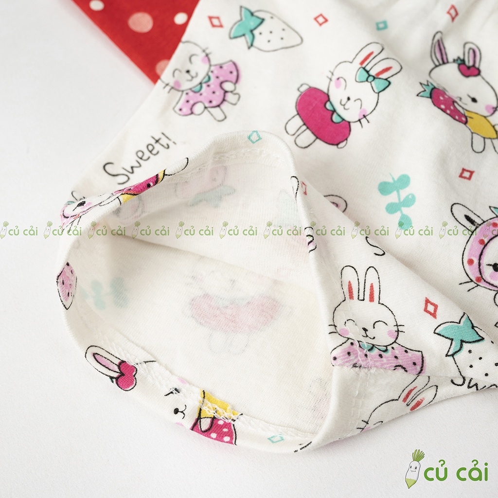 Quần chục đùi Bé Gái chất cotton borip loại đẹp QCH12