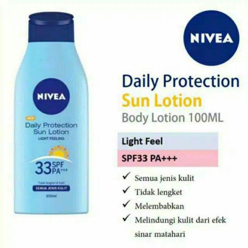 (hàng Mới Về) Kem Chống Nắng Nivea Spf 33 Pa + +