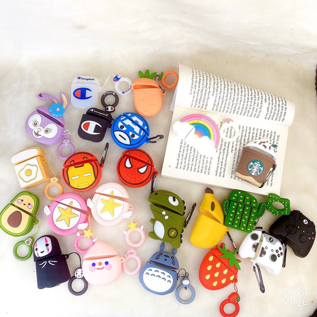 Ốp Airpod / Airpods Silicone💖FREE SHIP💖 Nhiêu Hình Xinh