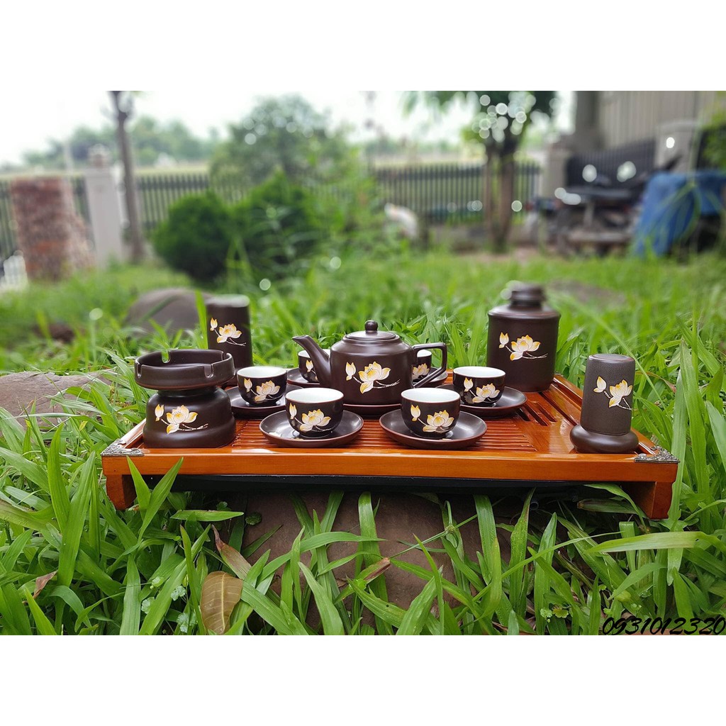 bộ tách trà 3d hình cá_bộ trà gốm sứ