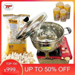 Nồi làm bắp rang bơ bằng bếp gas Tấn Phát - RBTP01