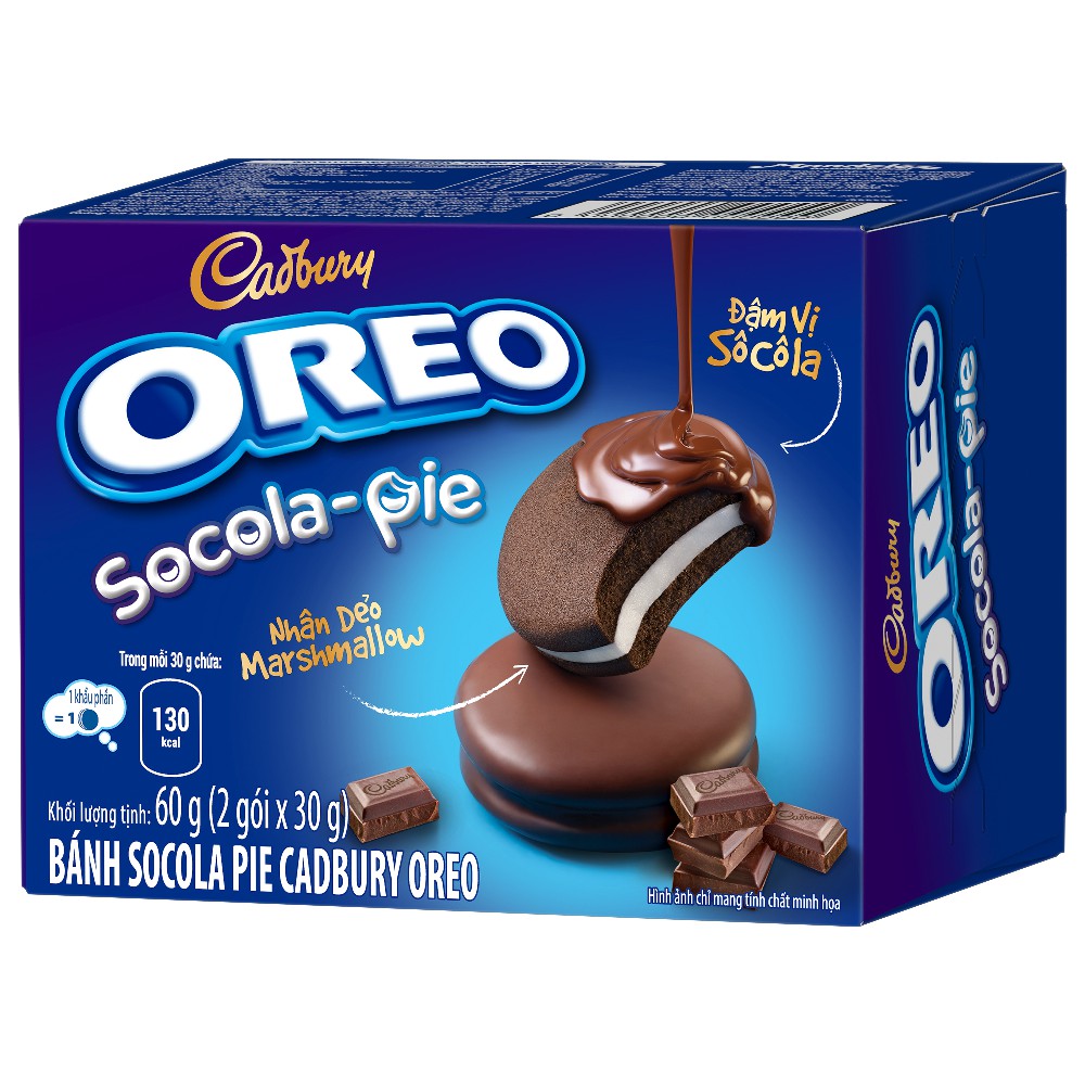 [Grocery gift] Bánh OREO Sôcôla Pie Hộp 60g/hộp