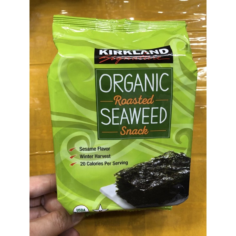 Date 10/22 - Rong biển ăn liền Kirkland USA gói 17gr