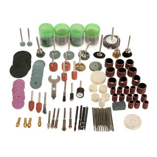 6 bộ lưỡi cắt, mài, mũi khoan 162 món
