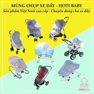 Màn chụp chống muỗi cho xe đẩy em bé - full chun