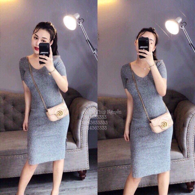 Váy body trắng 115k