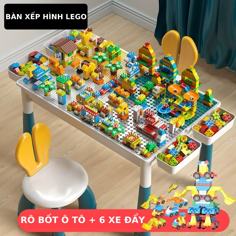 Bàn lego, Bàn lego to dài cho bé giúp bé thông minh và phát triển