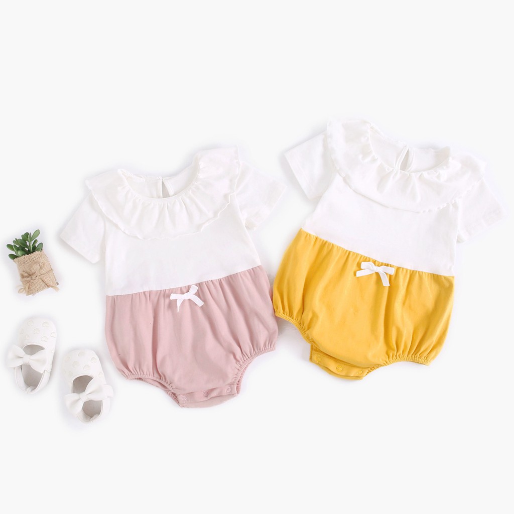 Jumpsuit Sanlutoz chất liệu cotton thời trang mùa hè xinh xắn cho bé gái