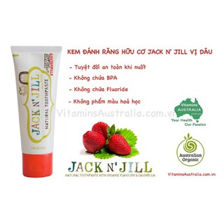 Organic - hữu cơ kem đánh răng trẻ em jack n jill của úc 50g date 2023 - ảnh sản phẩm 8