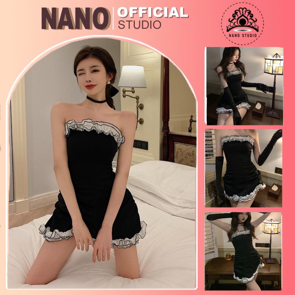 Váy Cúp ngực 🌼NaNo Studio🌼 Đầm Boby Ôm Sang Chảnh Tiểu Thư Tôn Dáng Dự Tiệc mẫu độc lạ