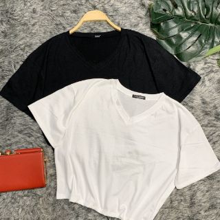 Áo thun croptop cổ Tim