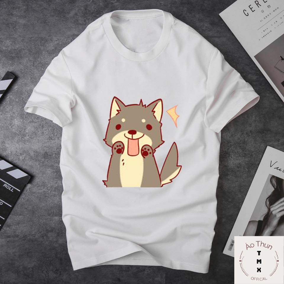 Áo Thun Tay Lỡ Form Rộng In Hình Chó Shiba Đẹp Cute Dễ Thương - Áo Phông Nam Nữ Chất Liệu Cotton TMX | BigBuy360 - bigbuy360.vn
