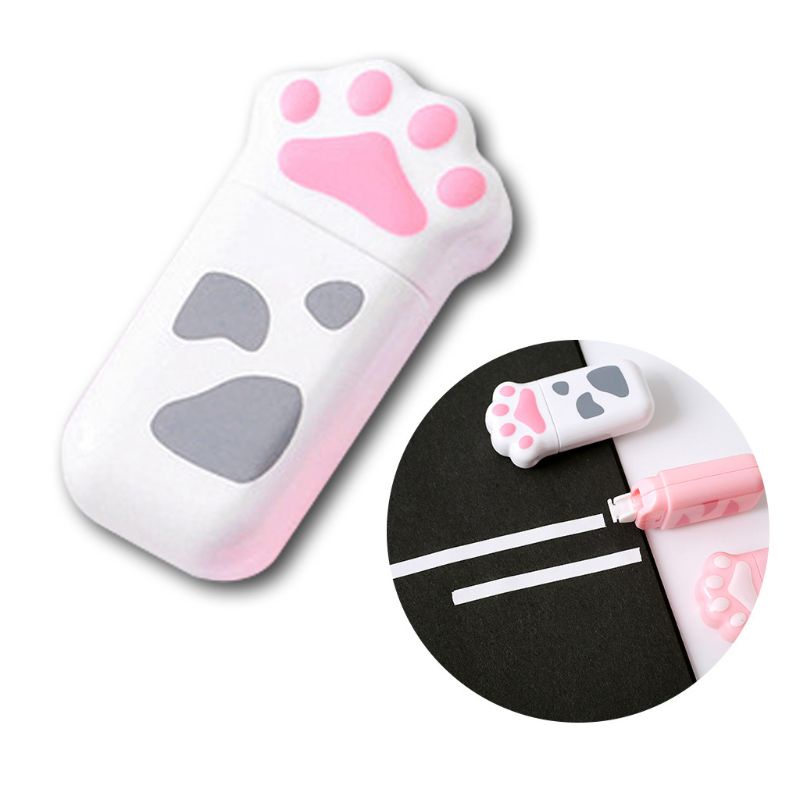 Bút xóa kéo tạo hình dấu chân mèo dễ thương