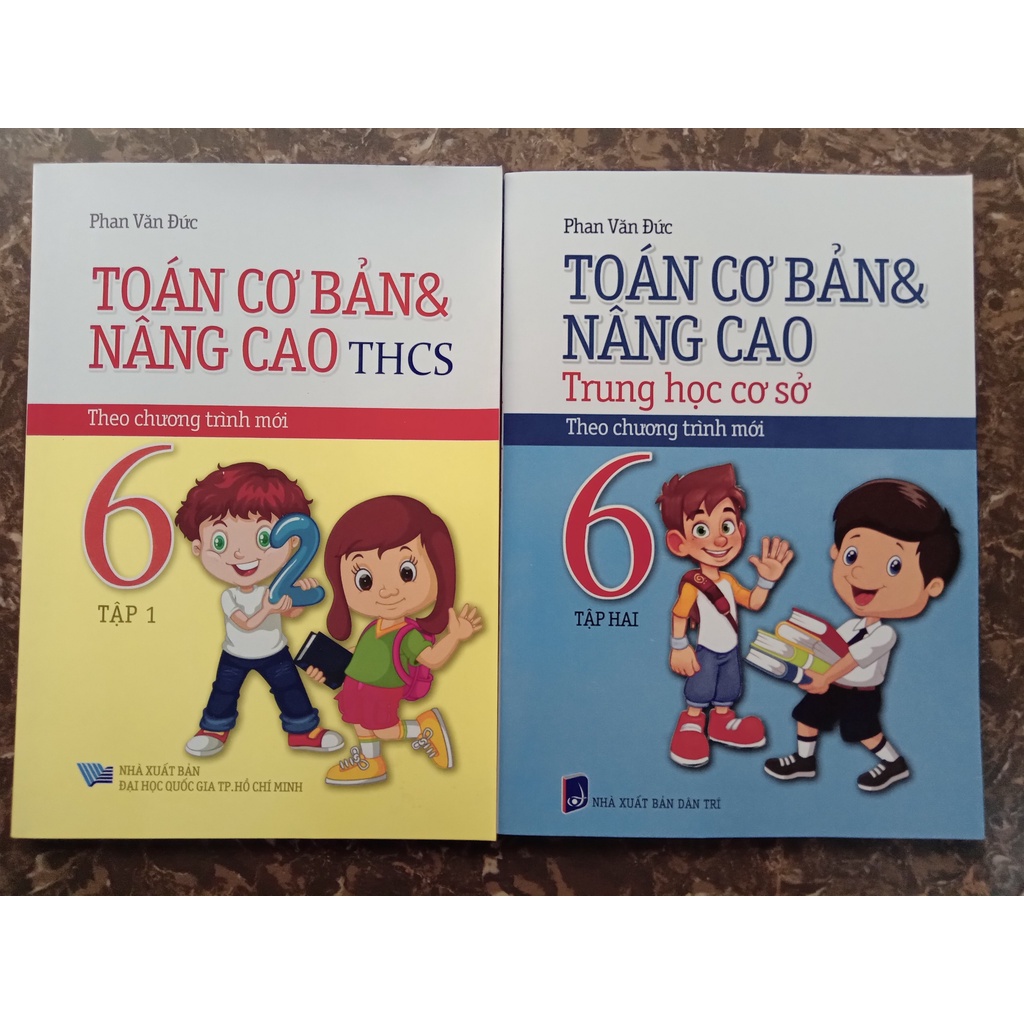 Sách - Combo Toán Cơ Bản Và Nâng Cao THCS Lớp 6 (Theo Chương Trình Mới)