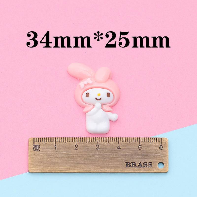 Phụ Kiện Trang Trí Giày DIY Họa Tiết Hoạt Hình Kuromi Cinnamon Đáng Yêu