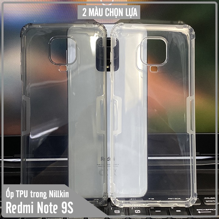 Ốp lưng cho Xiaomi Redmi Note 9S - Redmi Note 9 Pro TPU trong suốt Nillkin NATURE - Hàng nhập khẩu