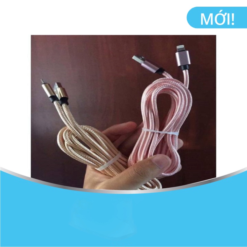 Dây sạc Android/ Iphone dài 3M sạc siêu nhanh