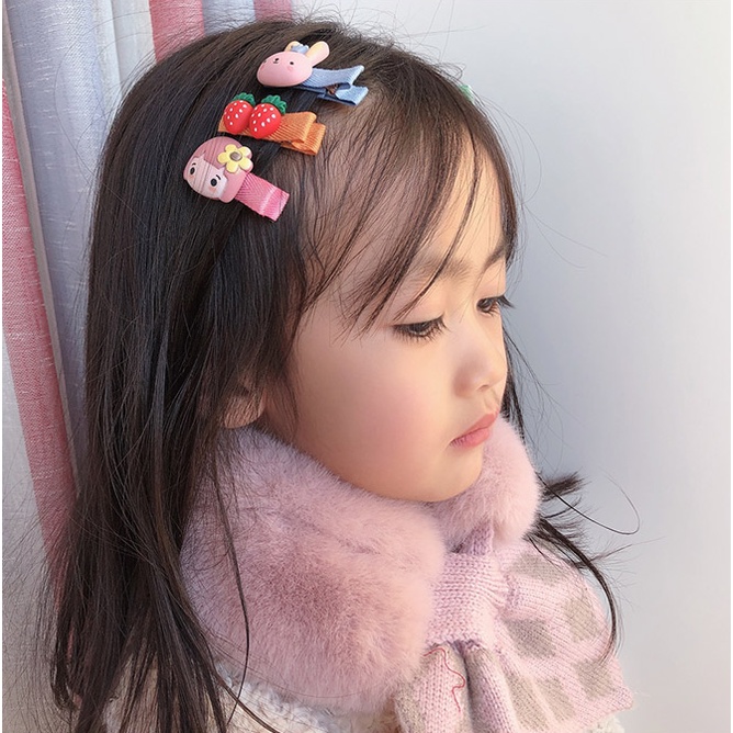 Kẹp Tóc Mini Dễ Thương Không Đau Cho Bé Gái