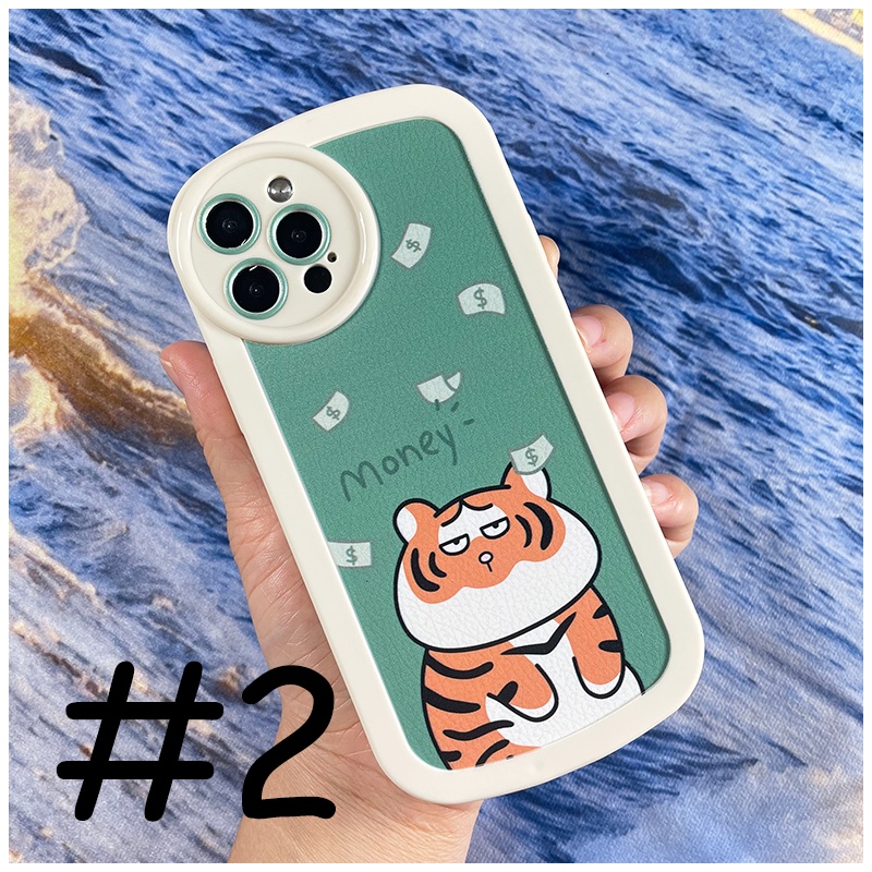 FOR XIAOMI 11LITE 12LITE REDMI 12C 10C 10 NOTE12 NOTE11 NOTE10 NOTE9 NOTE 8 NOTE7 S 9 8 7 10A 9C 9A 9T K40 POCO M5 M5S F3 X3 M3 PRO Tiger oval soft case