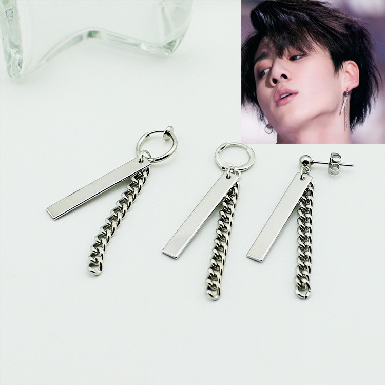 Khuyên tai chuỗi dài BTS JUNG KOOK