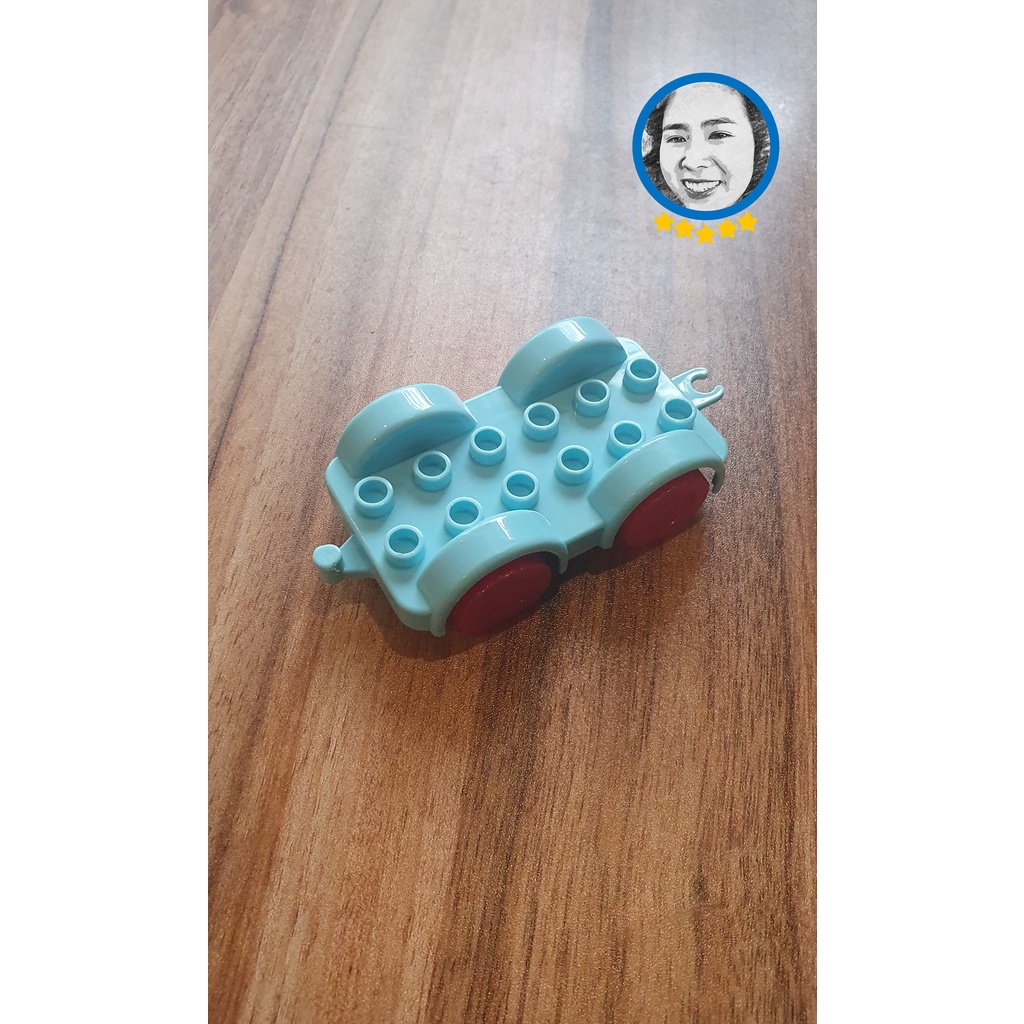 Đồ chơi xếp hình tương thích Lego Duplo oto nhựa ABS an toàn, hàng mới 100% STEM Sachi kids