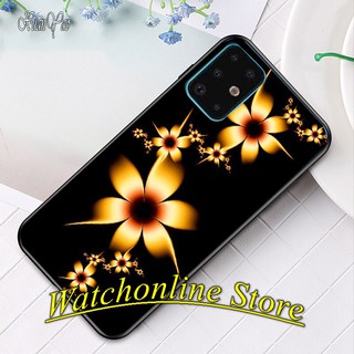 Ốp lưng phủ bóng SamSung Galaxy M51 S20 FE Note 10 Lite Note 10 Note 10+ S10 lite Note 8 Note 9 S20 ultra họa tiết hoa
