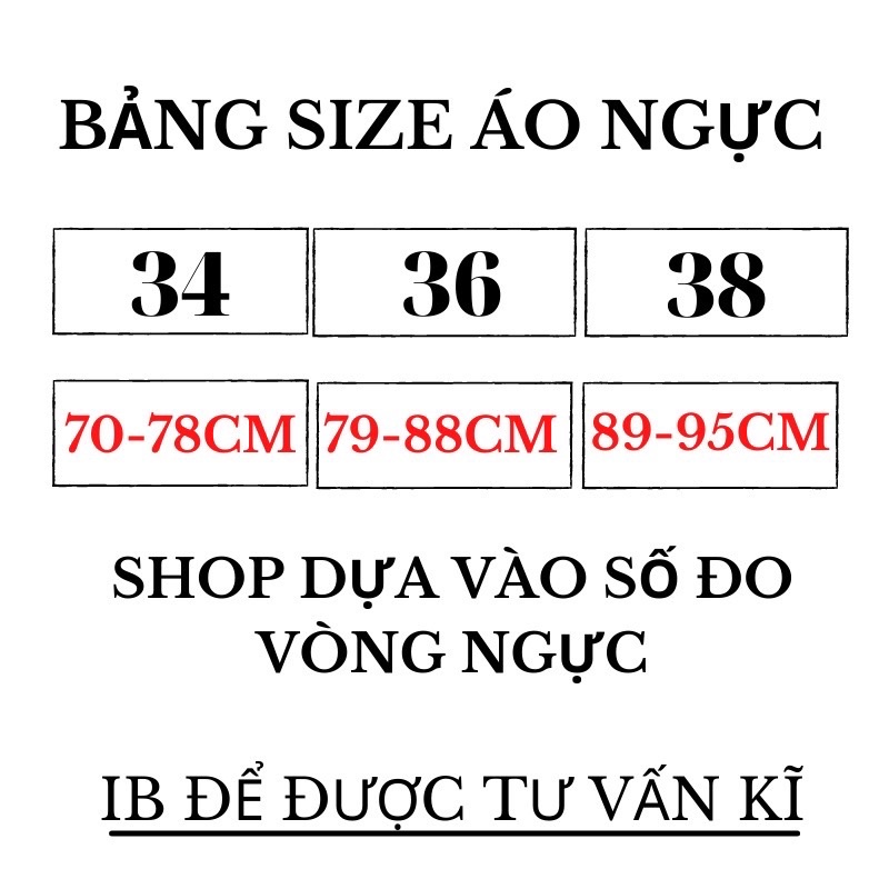 Áo ngực KHÔNG GỌNG mút mỏng, thoáng mát dễ chịu