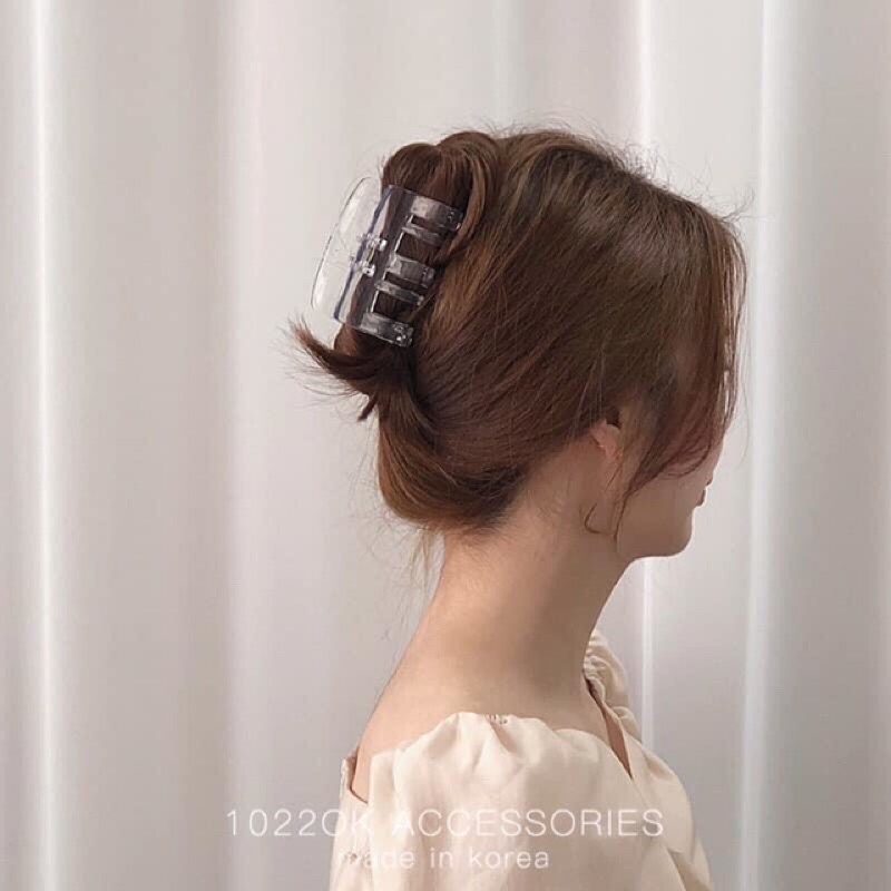 Kẹp tóc càng cua kiểu chữ E cá tính