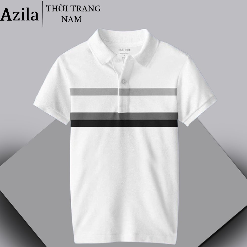 Áo Polo Nam Cao Cấp, Áo Phông Nam Cổ Bẻ Vải Cotton Cá Sấu Mềm Mịn Thoáng Mát - Azila - AC110 | BigBuy360 - bigbuy360.vn